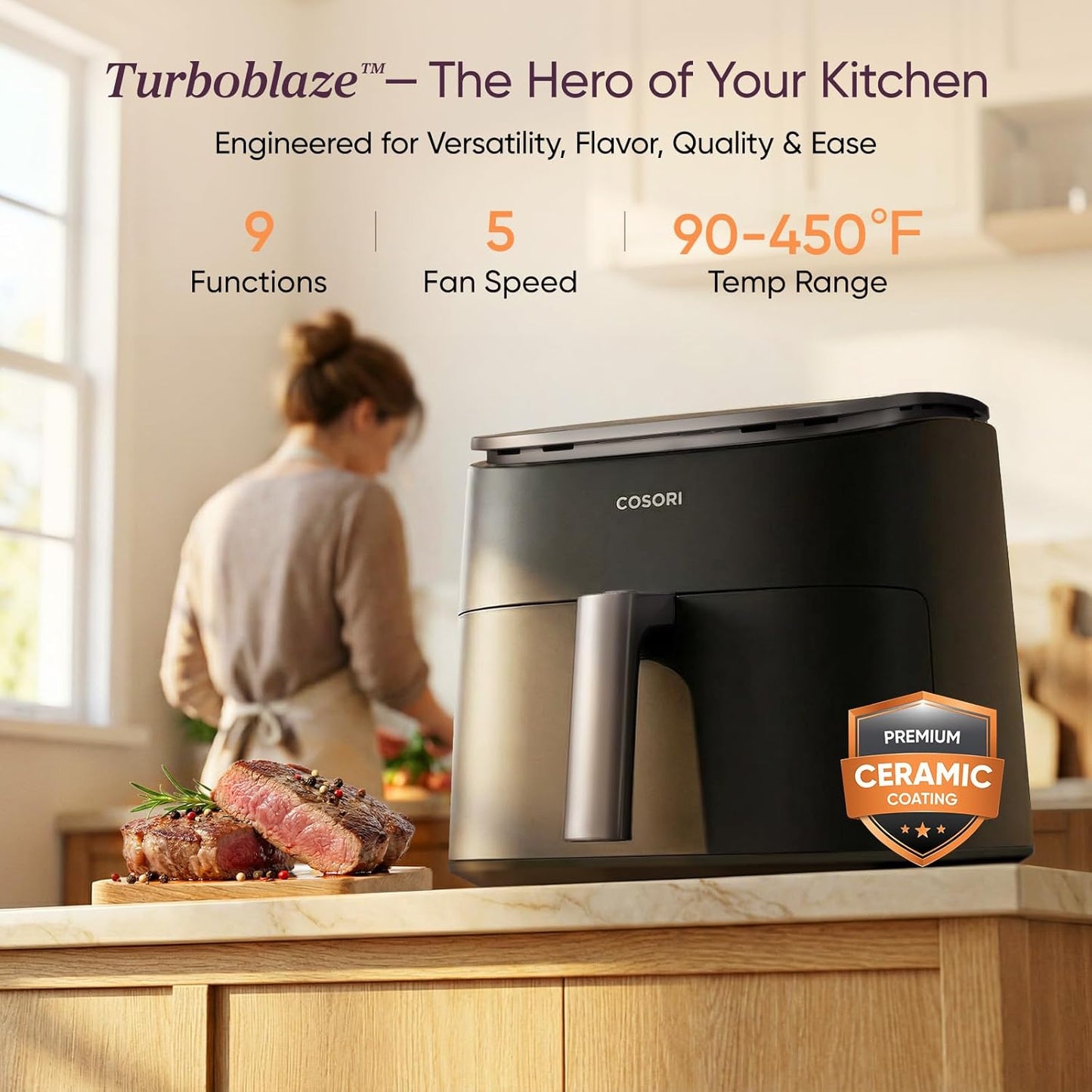 9-in-1 Turbo Blaze Air Fryer