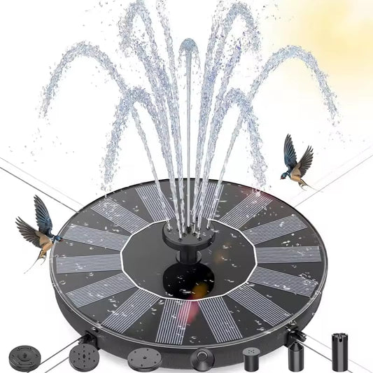 Solar Water Fountain Pool Pond Waterfall Fountain
