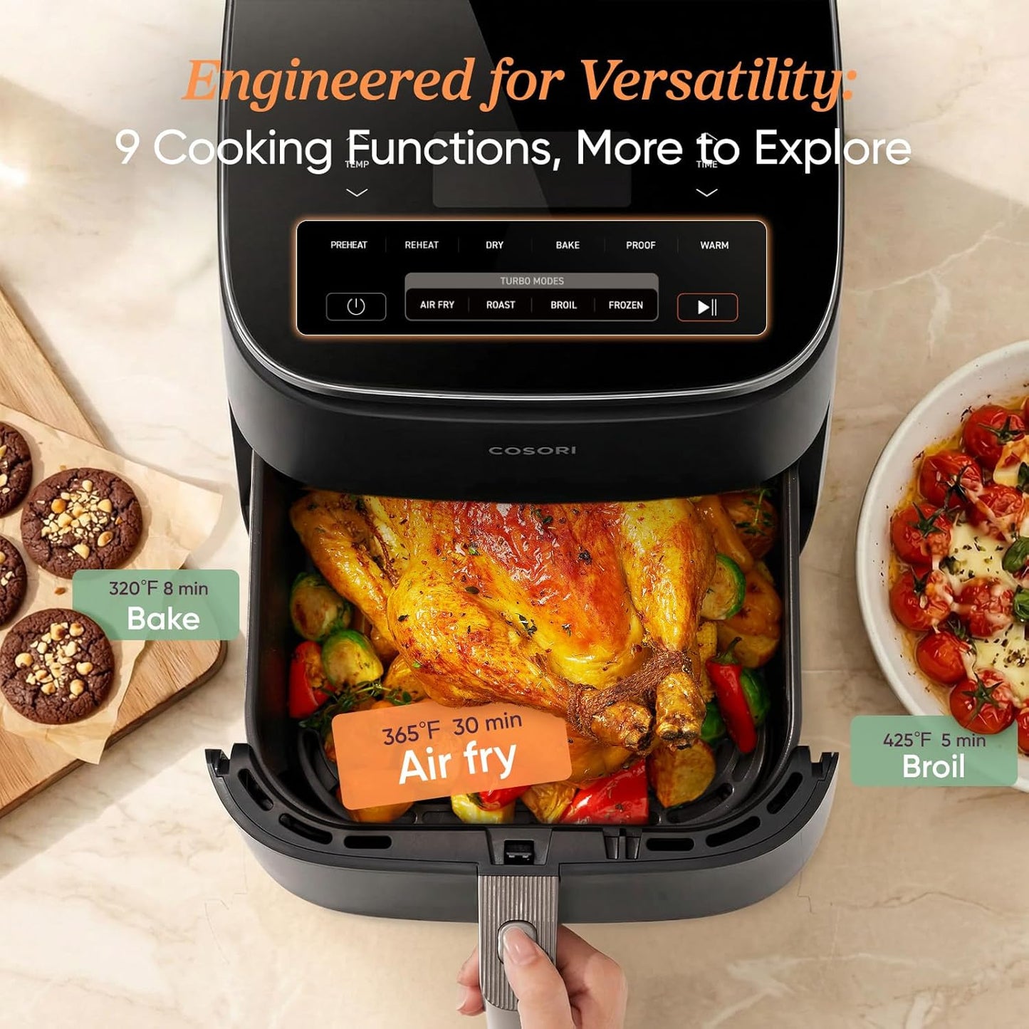 9-in-1 Turbo Blaze Air Fryer