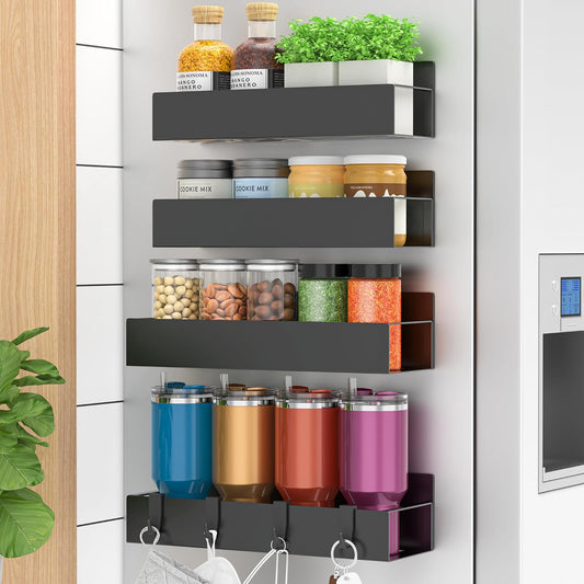 Magnetic Spice Storage Rack Organizer