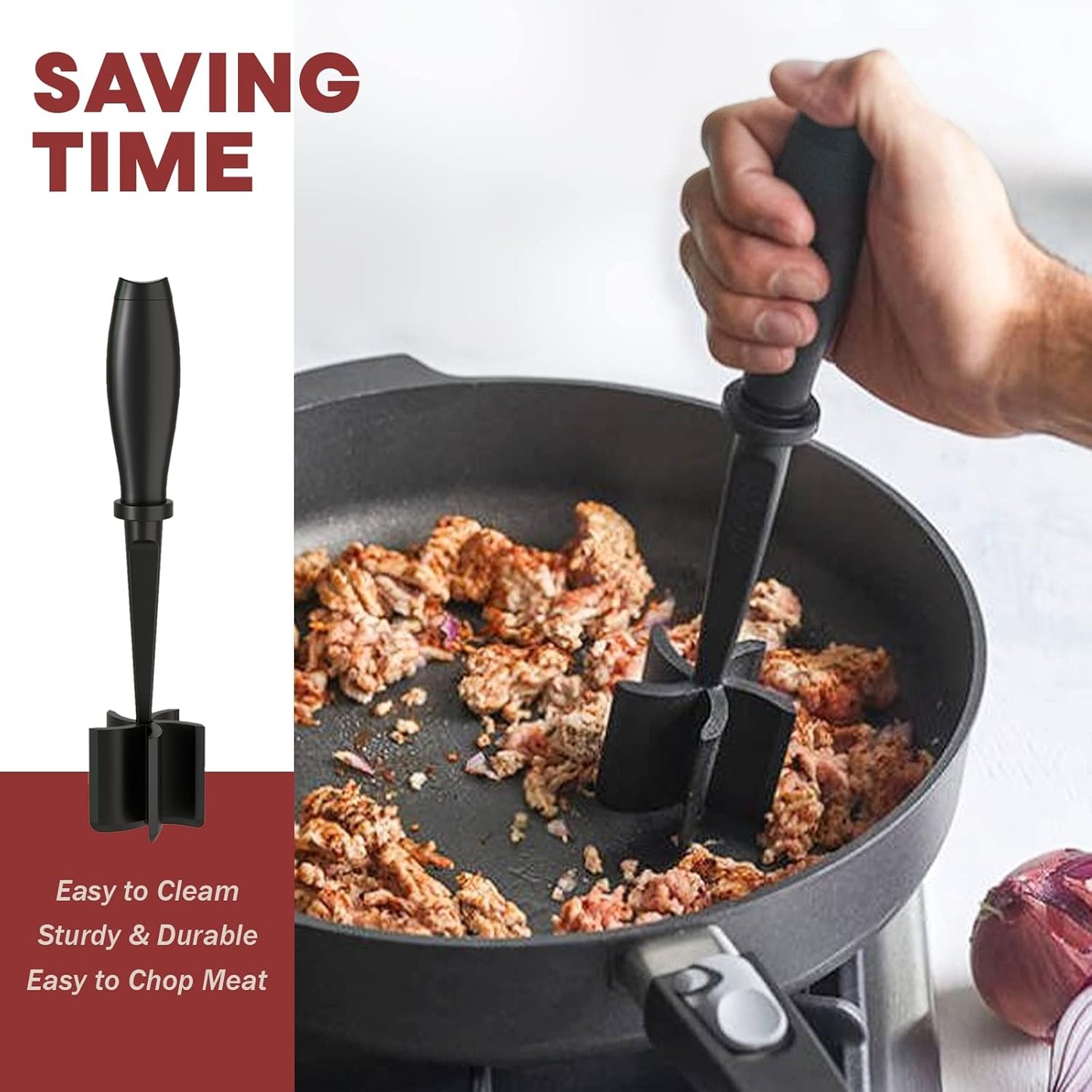 Burger Grinder & Potato Mix Tool, Meat & Poultry Tenderizers