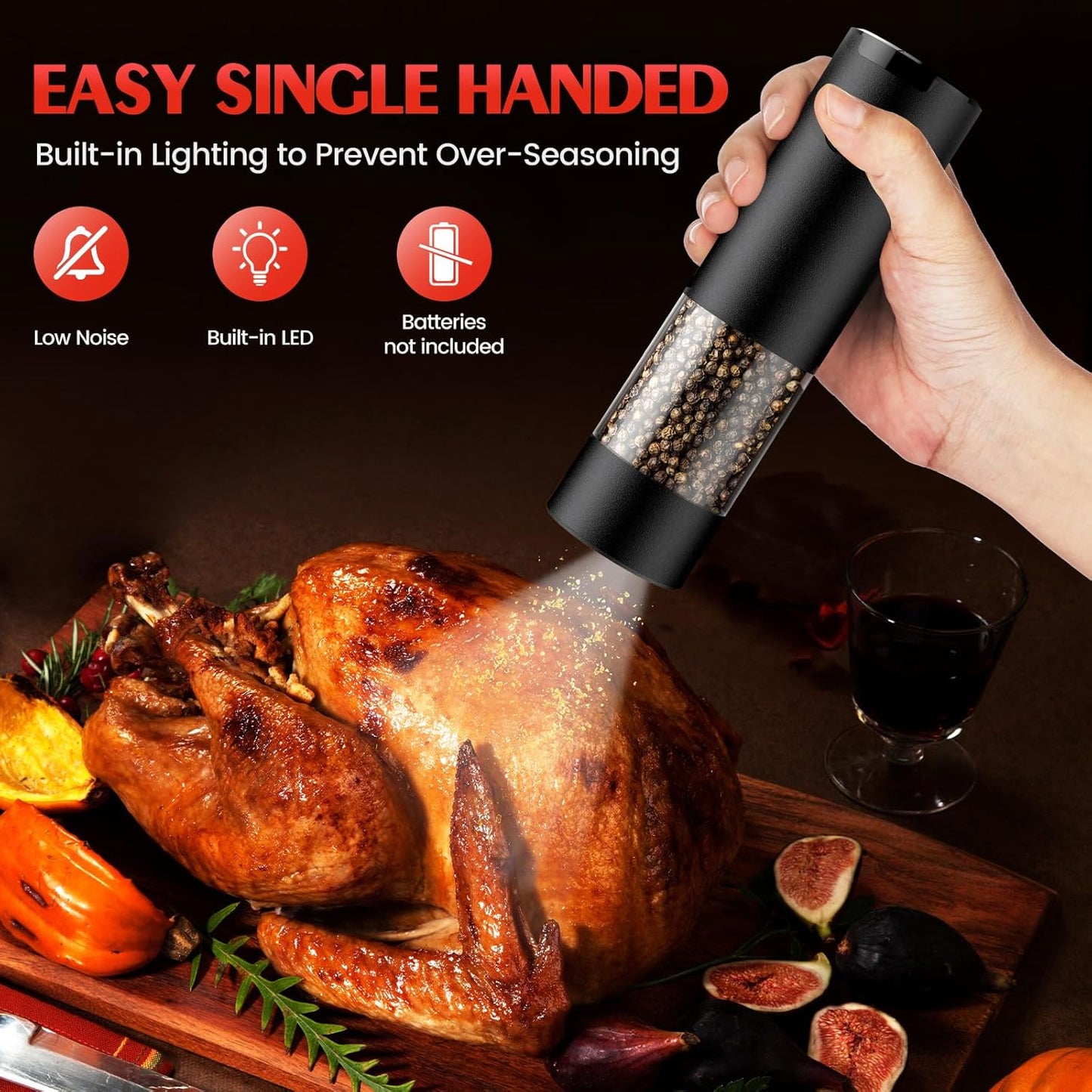 Electric Grinder Set Automatic Battery