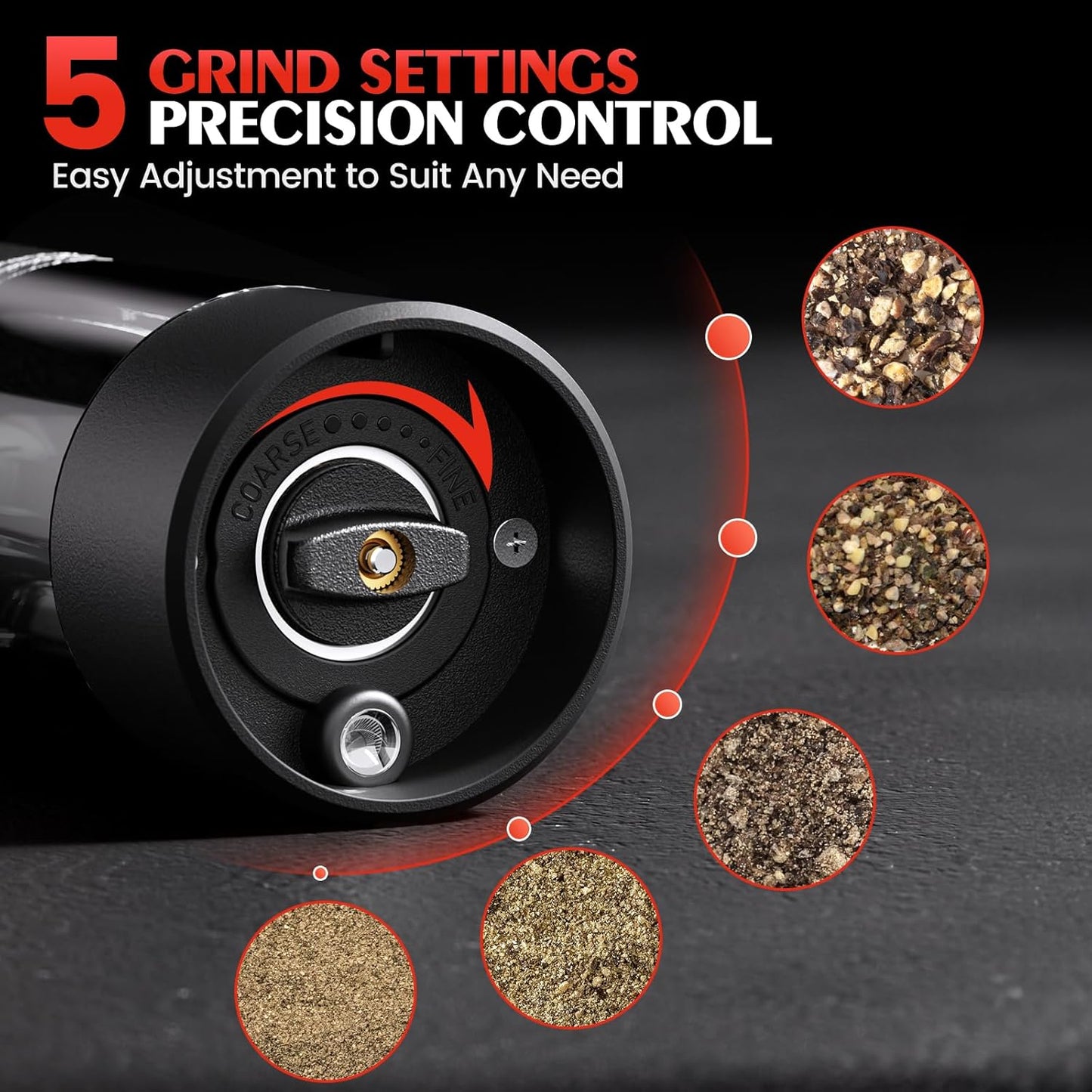 Electric Grinder Set Automatic Battery