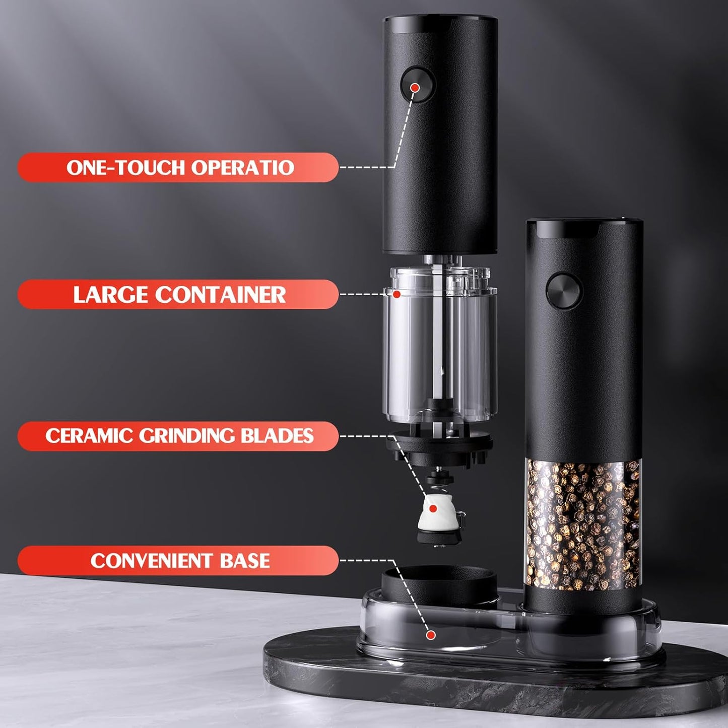 Electric Grinder Set Automatic Battery